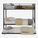 thumbnail image 3 of Heavy-duty Sturdy Meta Twin over Twin Bunk Bed/l/ Noise Reduced/ Safety Guardrail/No Box Spring Needed,Black, 3 of 3