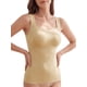 thumbnail image 1 of INSPIRE CHIC Camisetas Térmicas para Mujeres Cuello Cuadrado Camiseta Sin Costuras Capa Base para Clima Frío con Sujetador Incorporado 4XL Beige, 1 of 5