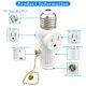 thumbnail image 4 of Adaptador de Enchufe para Casquillo de Luz E26/E27 – Pack de 2 XGJUCE, 4 of 6