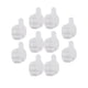 thumbnail image 3 of 10 Uds. Ganchos De Pared Para Pulgar Clip De Cable Auriculares Soporte De Cables Para Oficina En Casa Blanco, 3 of 3