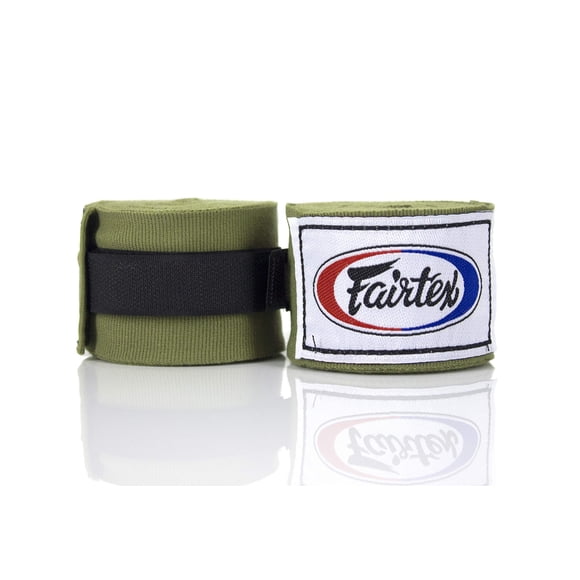Vendas Fairtex 460 cm Verde Oliva para Boxeo, Muay Thai y MMA