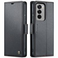 Caseme Tipo Cartera Oppo Reno 12 5G Con Cierre Magnético, Rfid, Tarjetero, Soporte, Carga Inalámbrica