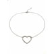 thumbnail image 2 of Collar Corazon Grande Circonita Pave Plata 925 Nordvik Mamá Plateado, 2 of 5