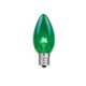 thumbnail image 1 of Bombilla Novelty Lights C7, 5 W, 120 V, verde, paquete de 25, 1 of 7