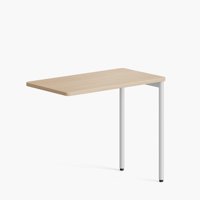 Form Office - Escritorio Lateral Astro 50X90 Natura/Blanco