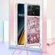 thumbnail image 5 of Funda FOXDOCK para Xiaomi Poco X6 Pro con Cuerda Ajustable, Brillo Líquido, Protección Antigolpes y Lente – Ideal para Regalo, 5 of 6