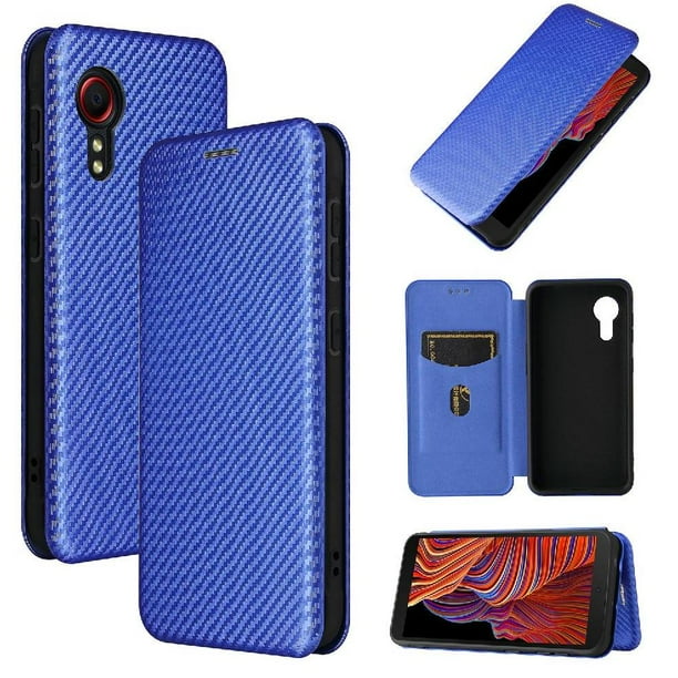 Funda Flip para FOXDOCK Samsung Galaxy Xcover 5 - Funda magnética de negocios, funda protectora delgada