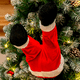 thumbnail image 2 of Adorno Para Árbol De Navidad Patas Oscilantes De Santa, 2 of 5