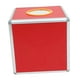 thumbnail image 5 of Urna de votación Caja de lotería Caja de aleación de aluminio con ranura Buzón comunitario multifuncional rojo Caja de almacenamiento de boletos Caja 25 centímetros, 5 of 5
