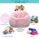 thumbnail image 3 of Funda para puf Kisoy Fluffy para almacenamiento de animales de peluche, 3 of 7