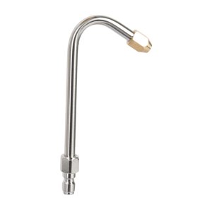 Ioensy - Lanza Lavadora De Agua, Varilla Rociadora, Varilla De Cabeza Curva, Varilla De Extensión Para Rociador De Uso Doméstico, Longitud 33 Cm