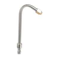 Ioensy - Lanza Lavadora De Agua, Varilla Rociadora, Varilla De Cabeza Curva, Varilla De Extensión Para Rociador De Uso Doméstico, Longitud 33 Cm