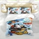 thumbnail image 5 of Felix el Gato Conjunto de sábanas temático, trío de piezas, cómodo y amigable con la piel, diseño único, regalo de decoración para el hogar para familiares, amigos y fans, 90 cm * 190 cm, 5 of 6