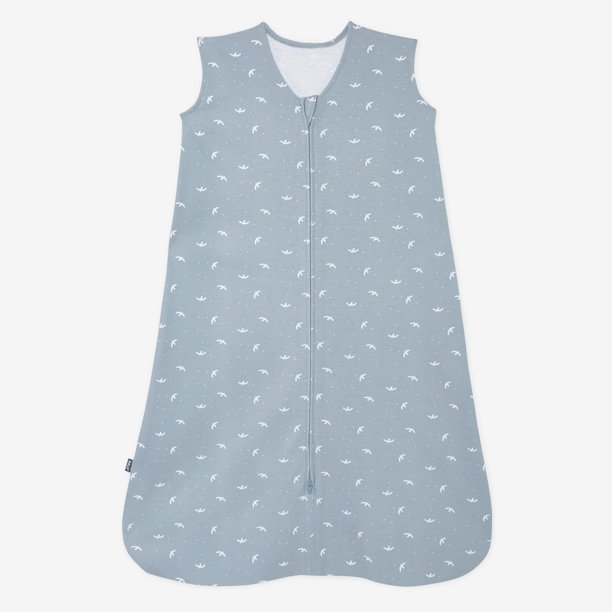 HALO SleepSack, manta de algodón 100 % para usar, saco de transición para envolver, TOG 0.5, pájaros, mediano, 6‑12 meses