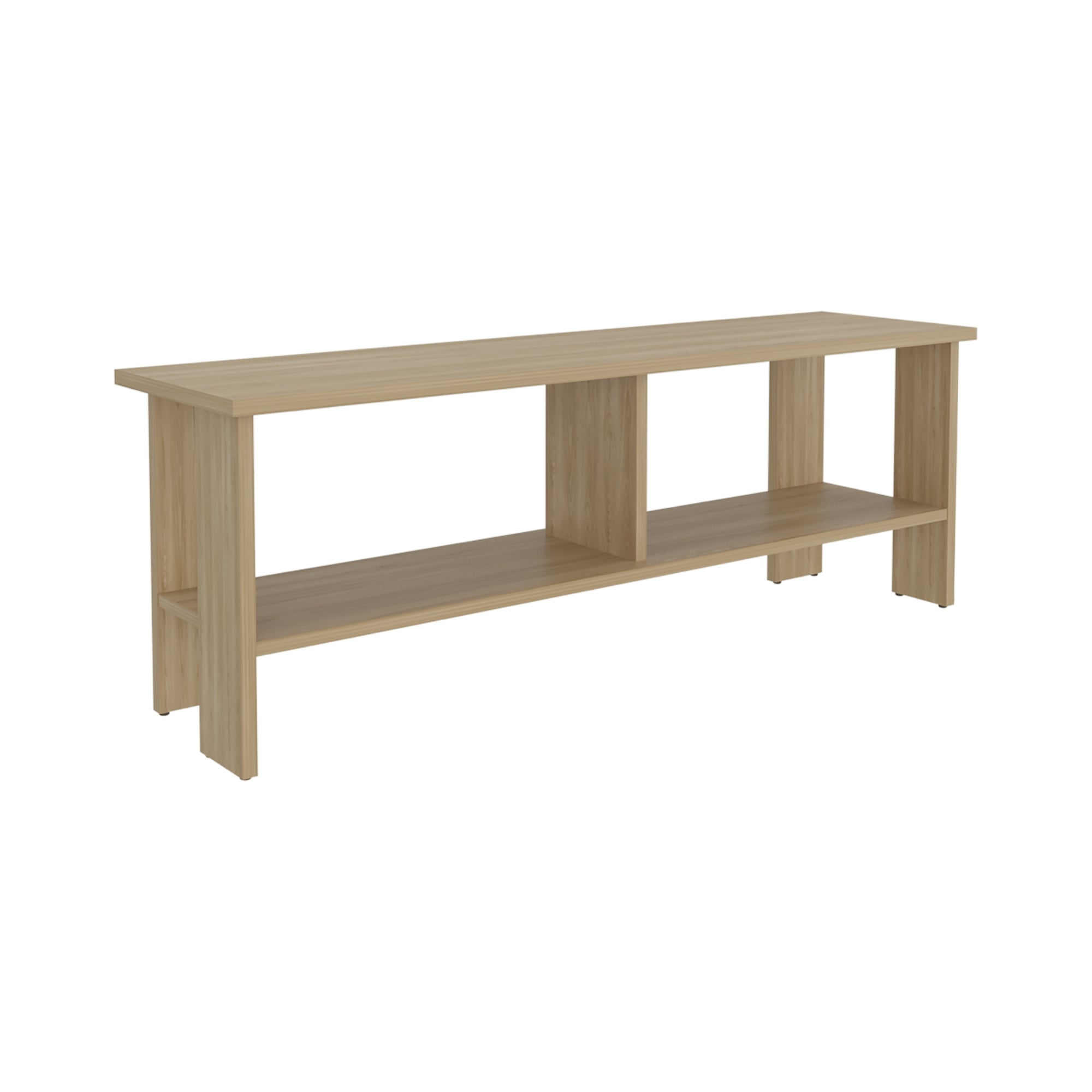 Fmfurniture - Rack Tv 65" 42,1x120,2x31 Cm Café Claro
