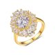 thumbnail image 1 of Anillos de Moissanita de Oro de 2 Quilates para Mujer Color D Claridad VVS1 Anillos de Promesa para Ella Anillo de Compromiso de Moissanita de Plata Esterlina 925 Joyería Talla 5-9, 1 of 8