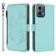 thumbnail image 2 of Funda Cartera Mariposa para [Motorola Moto G35 5G] con Soporte y Cremallera Verde menta, 2 of 6