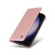 thumbnail image 4 of Funda Billetera de Cuero para Samsung Galaxy S25 con Tarjetero y Soporte - Tapa Magnética Rosa, 4 of 6