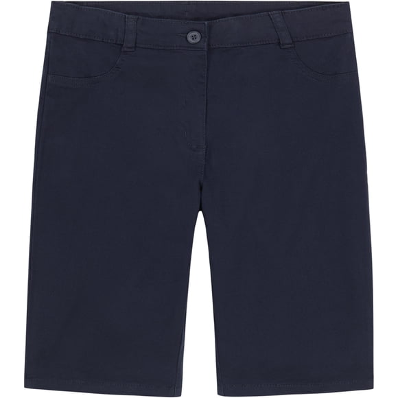 Bermuda Nautica, uniforme escolar corto para niñas, color azul marino, talla 14.5