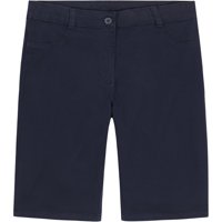 Bermuda Nautica, Uniforme Escolar Corto Para Niñas, Color Azul Marino, Talla 14.5