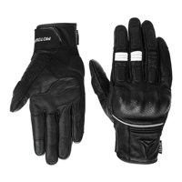 Guantes Para Motociclismo De Cuero Perforado Motowolf Mdl0329