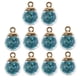 thumbnail image 5 of 10 Unidades 16mm Tiny Star Glass Ball Charms Colgante DIY Craft azul claro, 5 of 5