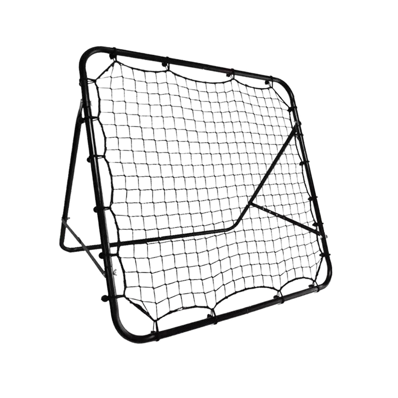 Magideal - De Fútbol Portátiles, Equipo De Entrenamiento, Portería De Fútbol, Red De Poste De Portería De Un Solo Lado, Porterías De Fútbol Para Práctica Negro