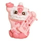 thumbnail image 3 of Estatua De León Chino, Artesanía De Resina, Adorno De Escritorio Para Estante De Gabinete De Entrada, Rosa, 3 of 3