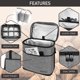 thumbnail image 4 of Bolsa portabotellas Opux con aislamiento para 6 botellas, color gris, 4 of 8
