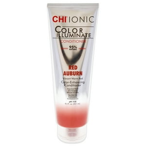 Chi - Acondicionador Iluminador De Color Iónico - Castaño Rojizo De Para Unisex - Acondicionador De 8.5 Oz