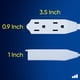 thumbnail image 4 of Cable de extensión Maximm Cable de 30 cm, enchufe plano giratorio de 360°, 4 of 9