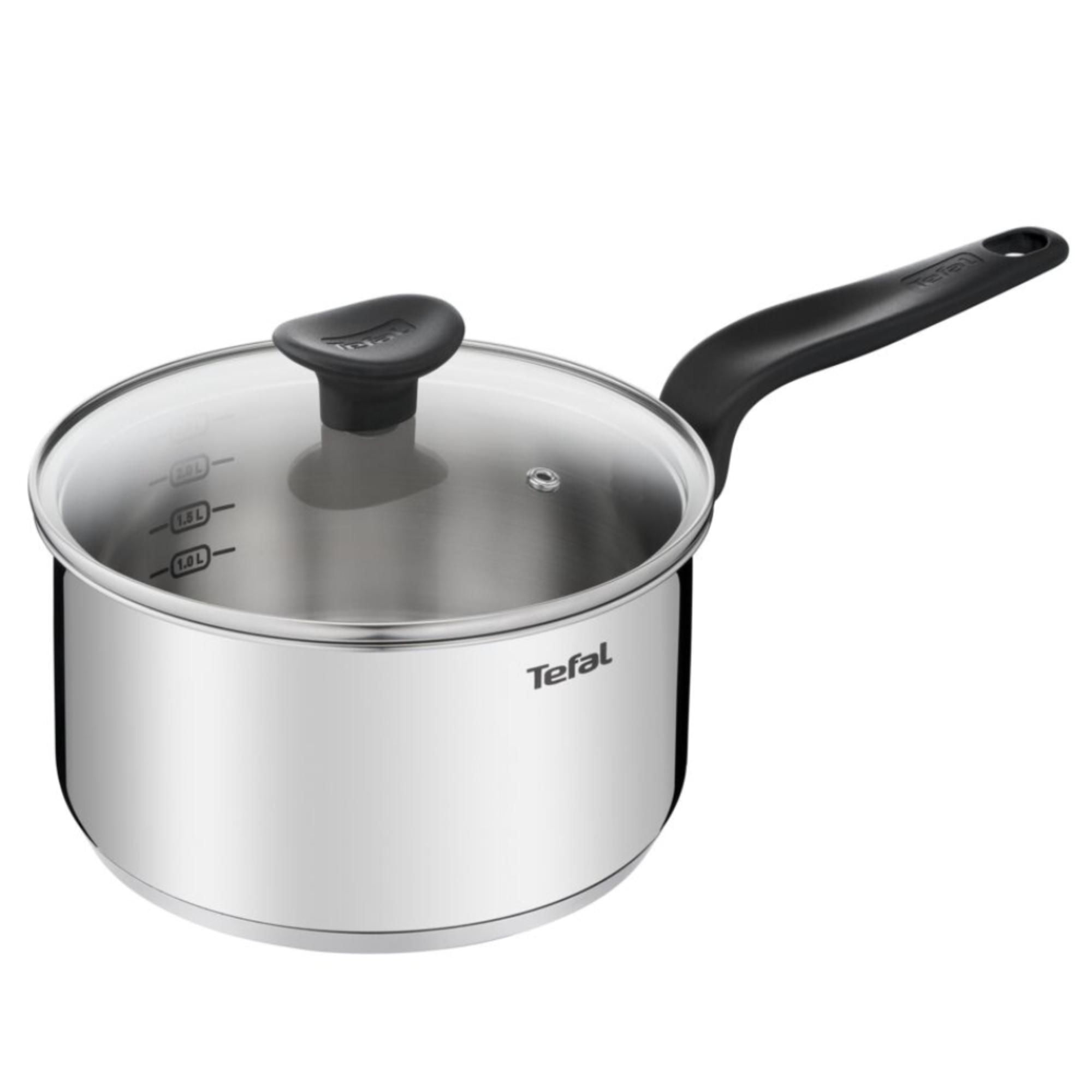 Tefal - Cacerola 16 Cm + Tapa Primary Plateado