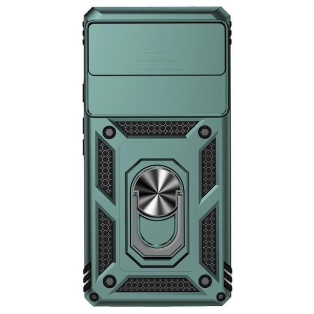 Estuche GANGXUN para Google Pixel 6A, soporte giratorio 360°, estilo mecánico y magnético
