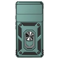 Estuche Gangxun Para Google Pixel 6A, Soporte Giratorio 360°, Estilo Mecánico Y Magnético