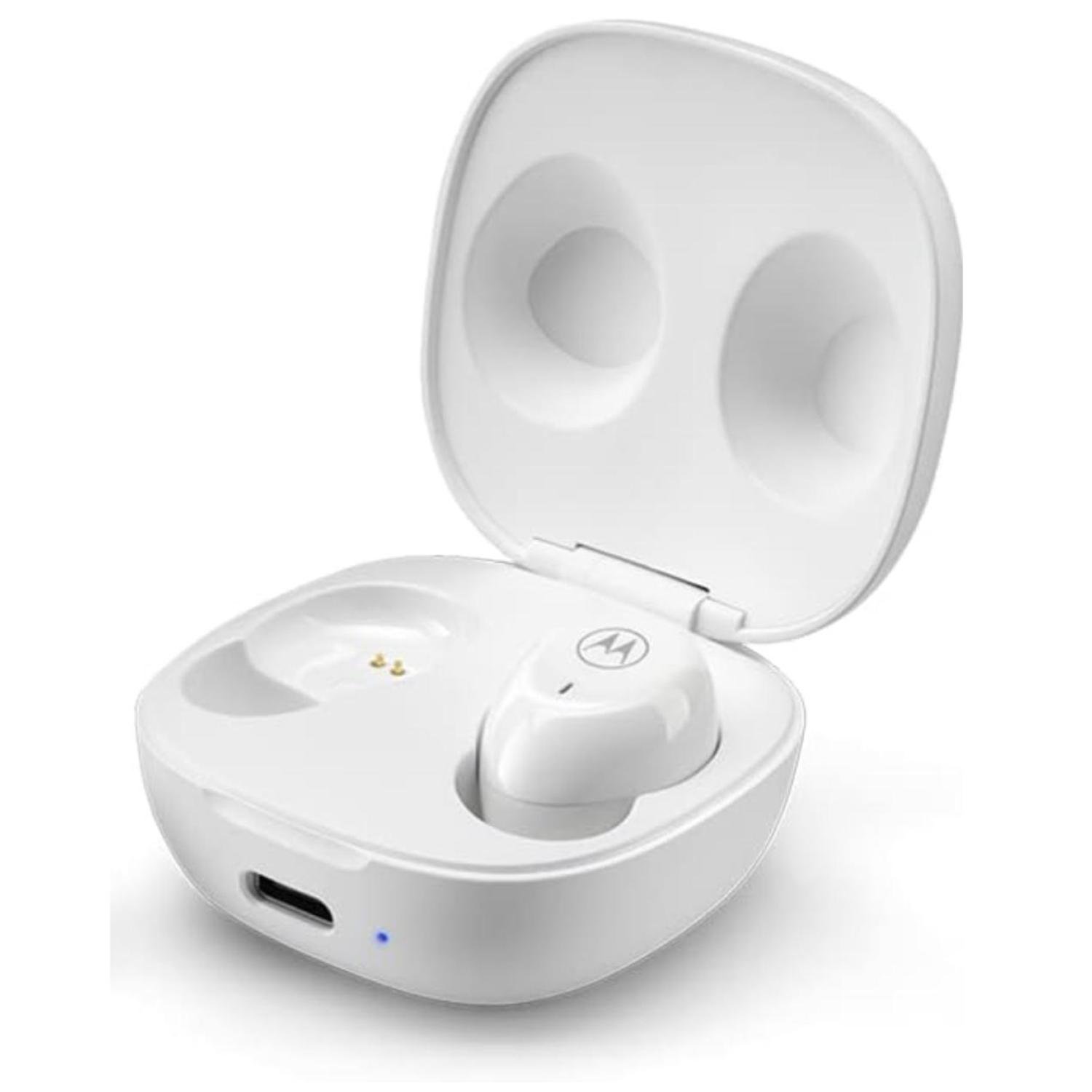 Motorola - Audifonos Bluetooth Tw Ipx5 Recargables Moto Buds 105 Blanco