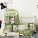 thumbnail image 1 of 5 Pcs Set Kawaii Girls Backpack For Student School Bag Teenager Girls Schoolbag Book Bags Pencil Case Women Travel Backpack Tote, 1 of 3