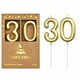 thumbnail image 1 of Velas de Cumpleaños CAKE CODE Número 30 Dorado de 7 cm, 1 of 6