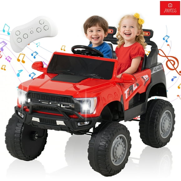 Auto Electrico Niños Niñas 12v7ah Control Remoto Todoterreno Rojo