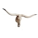 thumbnail image 4 of Resina Long Horned RAM Decor Skull Wall Mount Skull Decor Para Home Office A 77.5x32x12cm, 4 of 5