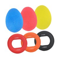 Magideal - Fortalecedor De Agarre De Manos, Ejercitador De Antebrazos Y Dedos, Bolas Y Anillos De Agarre Para Entrenamiento Muscular, Deportes, Escalada En Roca,
