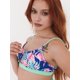 thumbnail image 2 of Top de Bikini Daikiri Mujer Deportivo Soporte Flamencos Azul Flúor Protección UV50+, 2 of 3