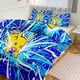 thumbnail image 1 of Juego de ropa de cama con estampado Pik_hu, funda nórdica y fundas de almohada de 3 piezas para mujeres, hombres y adolescentes., 1 of 3