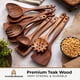 thumbnail image 2 of Juego de utensilios de cocina Woodenhouse, 10 cucharas de madera de teca, 2 of 6