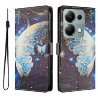 Foxdock Funda Tipo Cartera Para Xiaomi Poco M6 Pro 4G Con Soporte Y Correa – Diseño De Patrones Lindos
