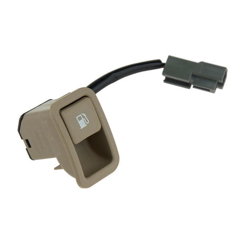 Magideal - Botón De Liberación De La Tapa Del Depósito De Combustible, Interruptor De Liberación De La Tapa Del Depósito De Combustible, Compatible Con E46, Beige