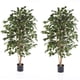 thumbnail image 5 of Pack 2x1 Planta Artificial Ficus Benjamina 120 cm c/ 630 hjs, 5 of 11