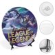 thumbnail image 4 of League of Legends Plato decorativo de porcelana fina (bone china), plato decorativo de cerámica para hogar, oficina, soporte de pared, platos decorativos para dormitorio - 6 pulgadas (15 cm), 4 of 6