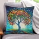 thumbnail image 1 of Life Tree Fundas de almohada de terciopelo con tema, regalos de funda de almohada, decoración para el hogar, cojín de lanzar, regalo de cumpleaños para fans y parejas. 50cm x 50cm., 1 of 6