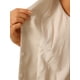 thumbnail image 5 of Chaleco sin mangas de botón y cuello en V para mujer Inspire Chic, crop, talla S, color caqui, 5 of 6