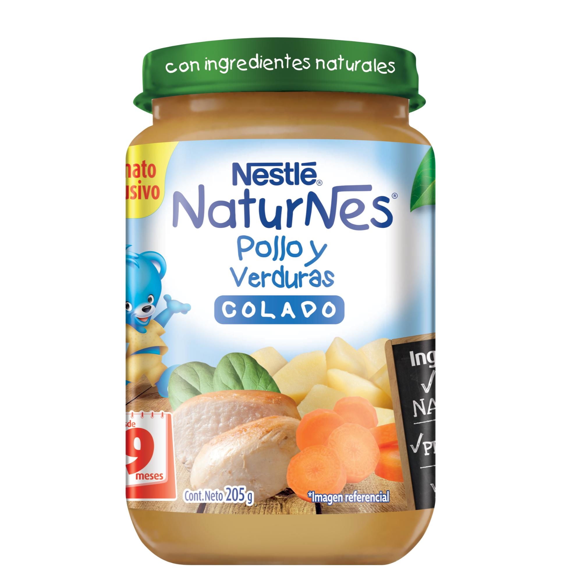 Colado Pollo Verduras 205 g Nestlé Naturnes